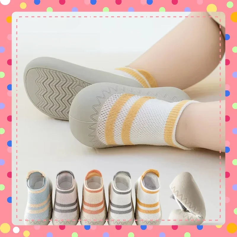 أحذية أرضية للأطفال أحذية صيفية لحديثي الولادة غير قابلة للانزلاق أحذية أطفال جوارب بنات أحذية للأولاد أحذية داخلية