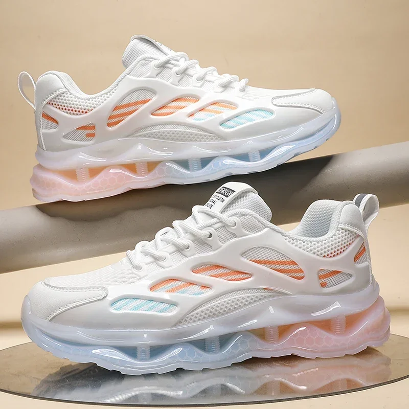 

The New Hot Product Mainly Promotes Men's Large-sized Mesh, Thick-soled, Comfortable and Cushioning Casual Sports Shoes