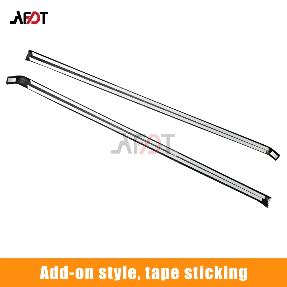 AFDT For Porsche 911 992 2019-2024 Real Carbon Fiber Car Interior Door Panel Decoration Stickers Cover Moulding Car Accessories