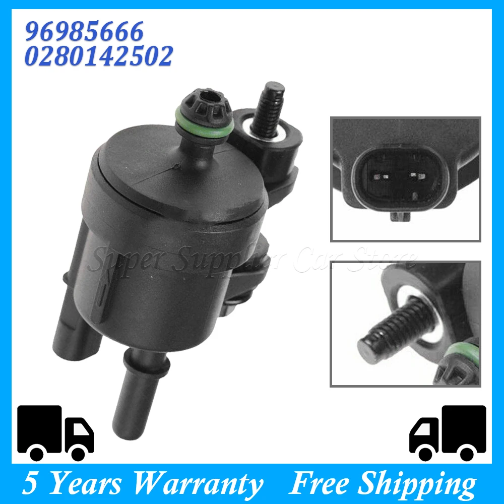 New For Chevrolet 2013-2015 For Spark Engine Vapor Canister Purge Control Valve Solenoid 96985666 0280142502 Car Accessories