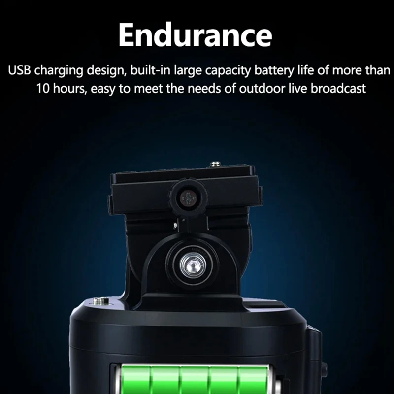 YT-2000 AI Smart Face Following Motorized Rotating Panoramic Head Tripod Stabilizer For Phones Cameras Live Broadcast