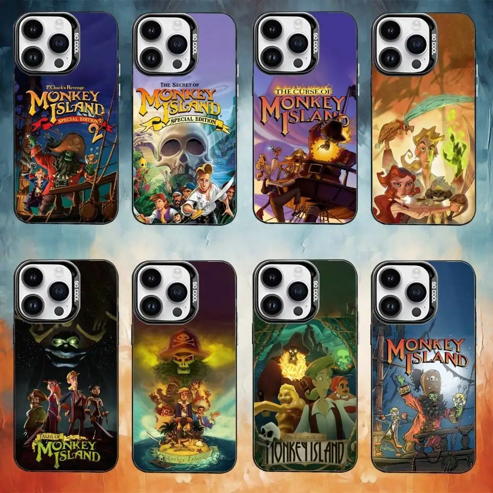 

Classic Game The Secret Of Monkey Island Phone Case Color Silver Shell For IPhone 17 16 15 14 13 12 11 Pro Max Plus