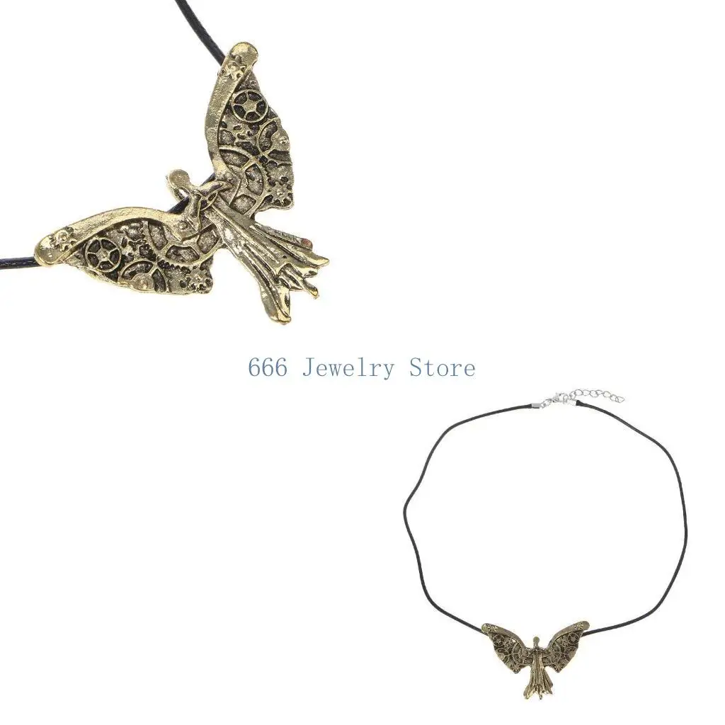 F2TD The Mortal Instruments City of Bones Tessa's Clockwork Angel Pendant Necklace