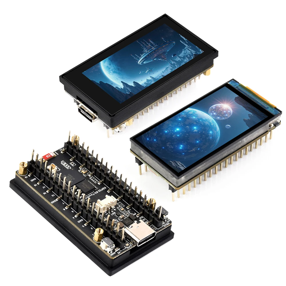 

ESP32-S3 1,9-дюймовая плата разработки ЖК-дисплея IPS, разрешение 170×320, с опцией касания/несенсорного экрана и поддержкой Wi-Fi Bluetooth Type-C