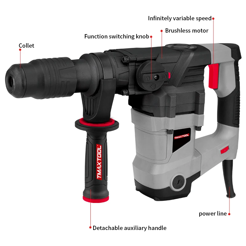Professional Electric Concrete Jack Breaker Demolition 220v Power Rotary Hammer Drills