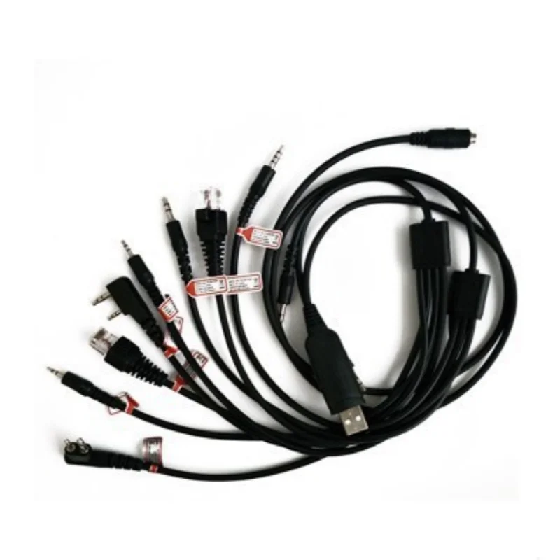 

Multi-function walkie-talkie 8-in-1 USB multi-purpose write frequency cable Luhe a data cable programming cable