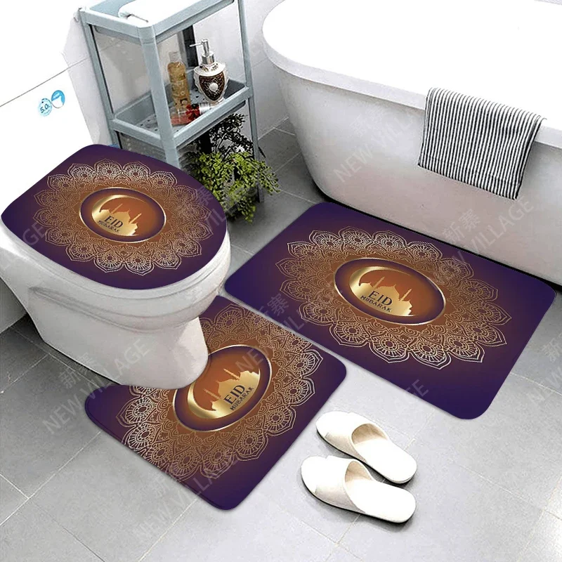 home bathroom floor mats Bath Foot mat modern Castle Magic and Moon bathroom accessories rug Toilet mat Bathtub anti-slip carpet