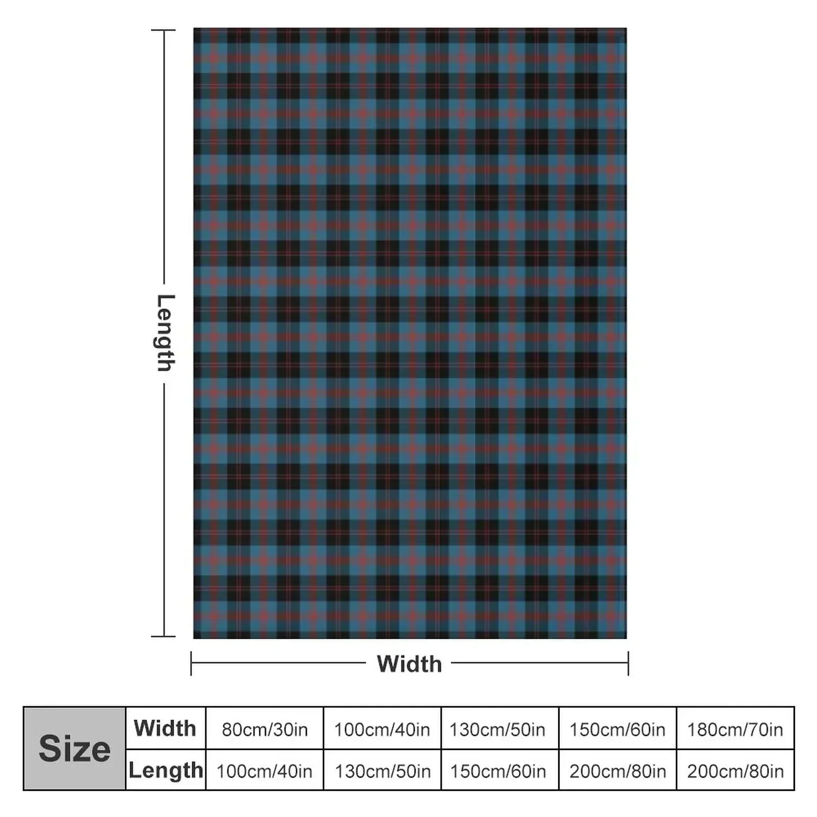 Angus Scotland District Tartan Throw Blanket Plush heavy to sleep Flannel Fabric Blankets For Bed Blankets