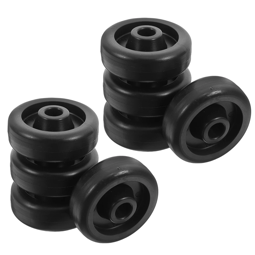 

8 Pcs Fitness Equipment Roller Exercise Wheels Treadmill Universal Pp Replacement Bearing for