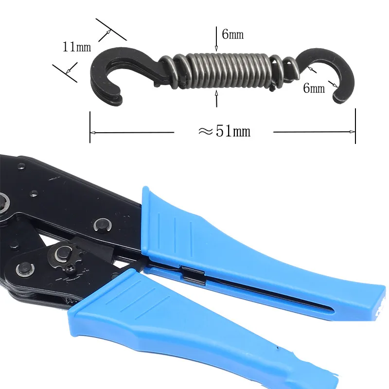 2PCS Crimping  Pliers Tension Spring 7-inch 9-inch  Crimping Pliers  Clamp Steel Spring