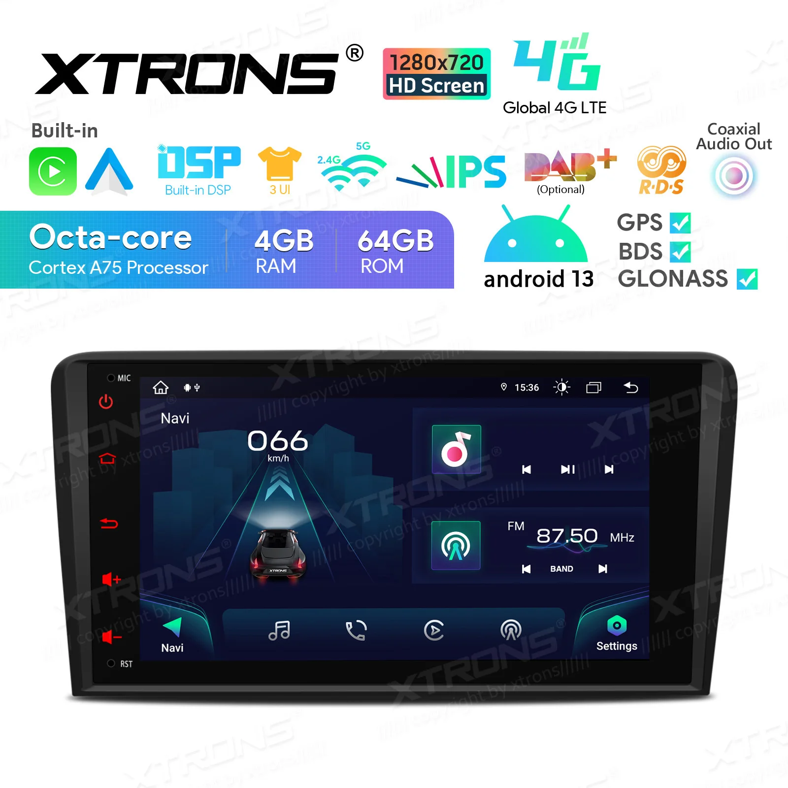 XTRONS 8' Android 14 Car Radio for Audi A3 8P (8p0035186c: Real-Life Experience After 6 Months of Daily Use