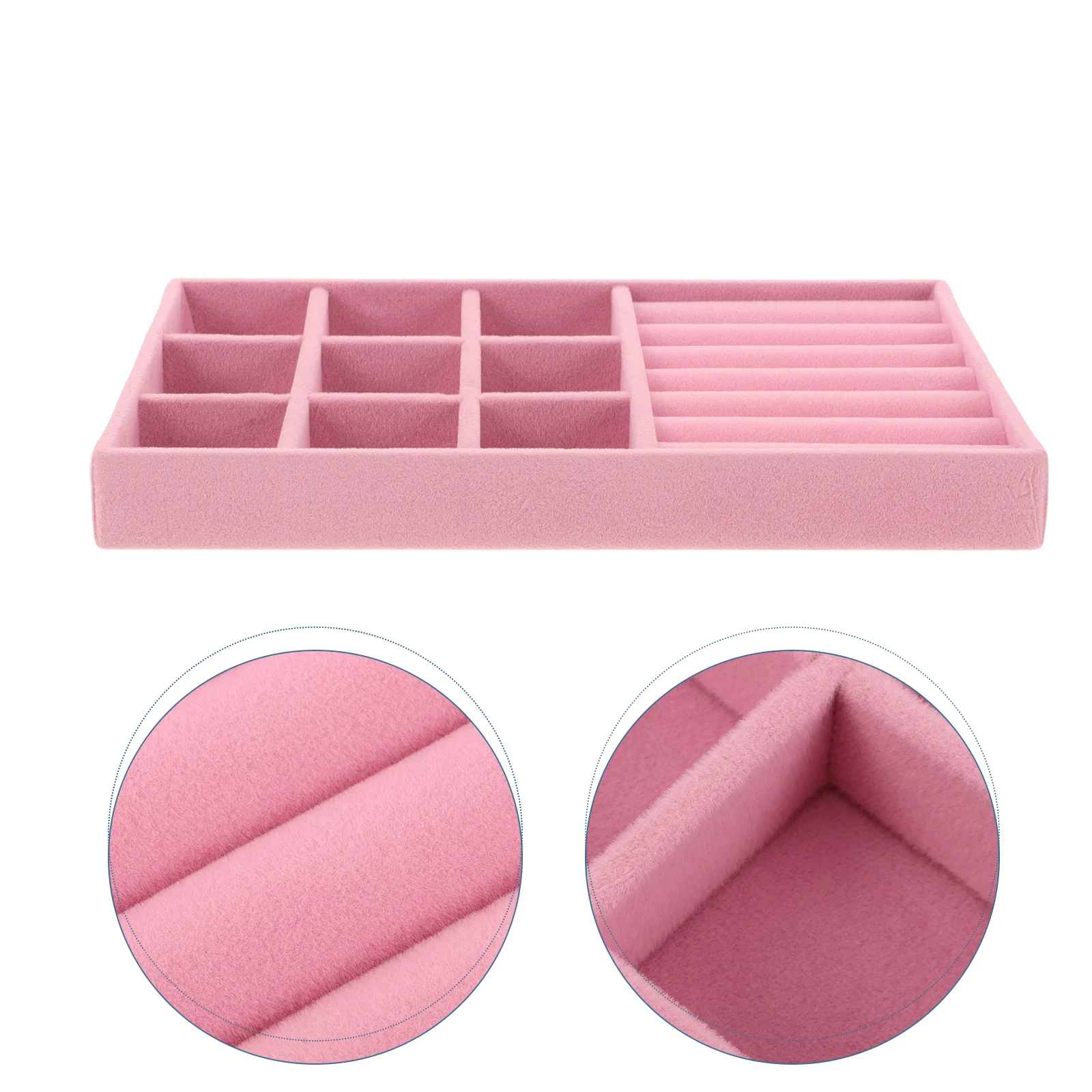 8 Pcs Jewelry Storage Box Stand Display Shelves Necklace Tray for Earring Organizer Trays Brooch