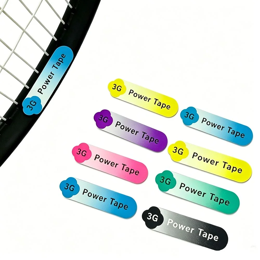 Gradient Color Pickleball Racket Weight Tape 3G Weight Multicolor Pickleball Accessories Weight Self-Stick Strip Shape
