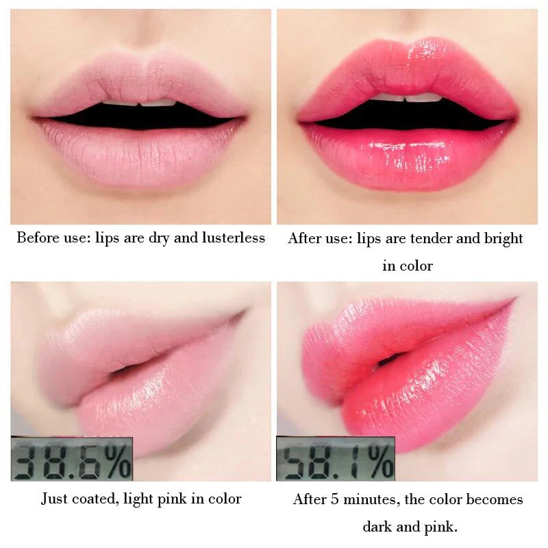 Aloe Vera Moisturizing Lip Balm Temperature Color Change Lipstick Long Lasting Waterproof Nourishing Lip Korean Makeup Cosmetics