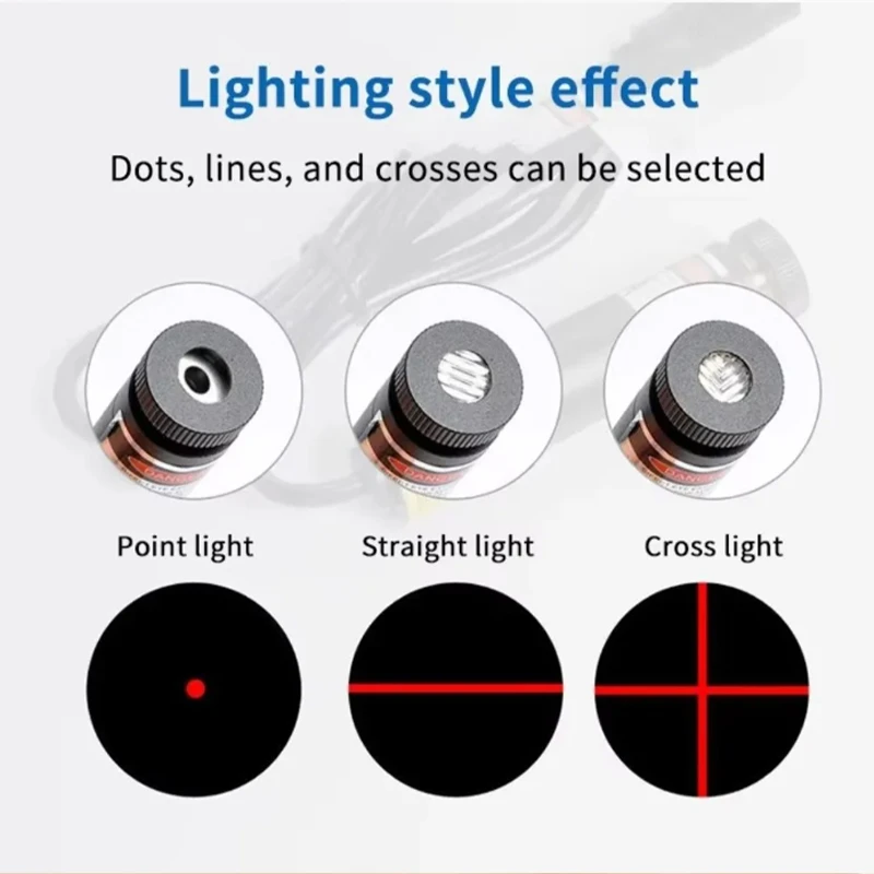 1Pc Magnetic Sewing Laser Positioner Red Light Cross Line Dot Infrared Light For Sewing Machine USB Precision Positioning Light