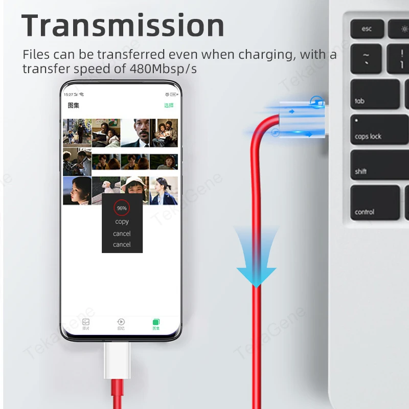 Do Oneplus 65W Super szybkie ładowanie Kabel USB typu A Kabel do ładowania One Plus 11 10t Nord CE 4 10 Ace 3 Pro Huawei iPhone15