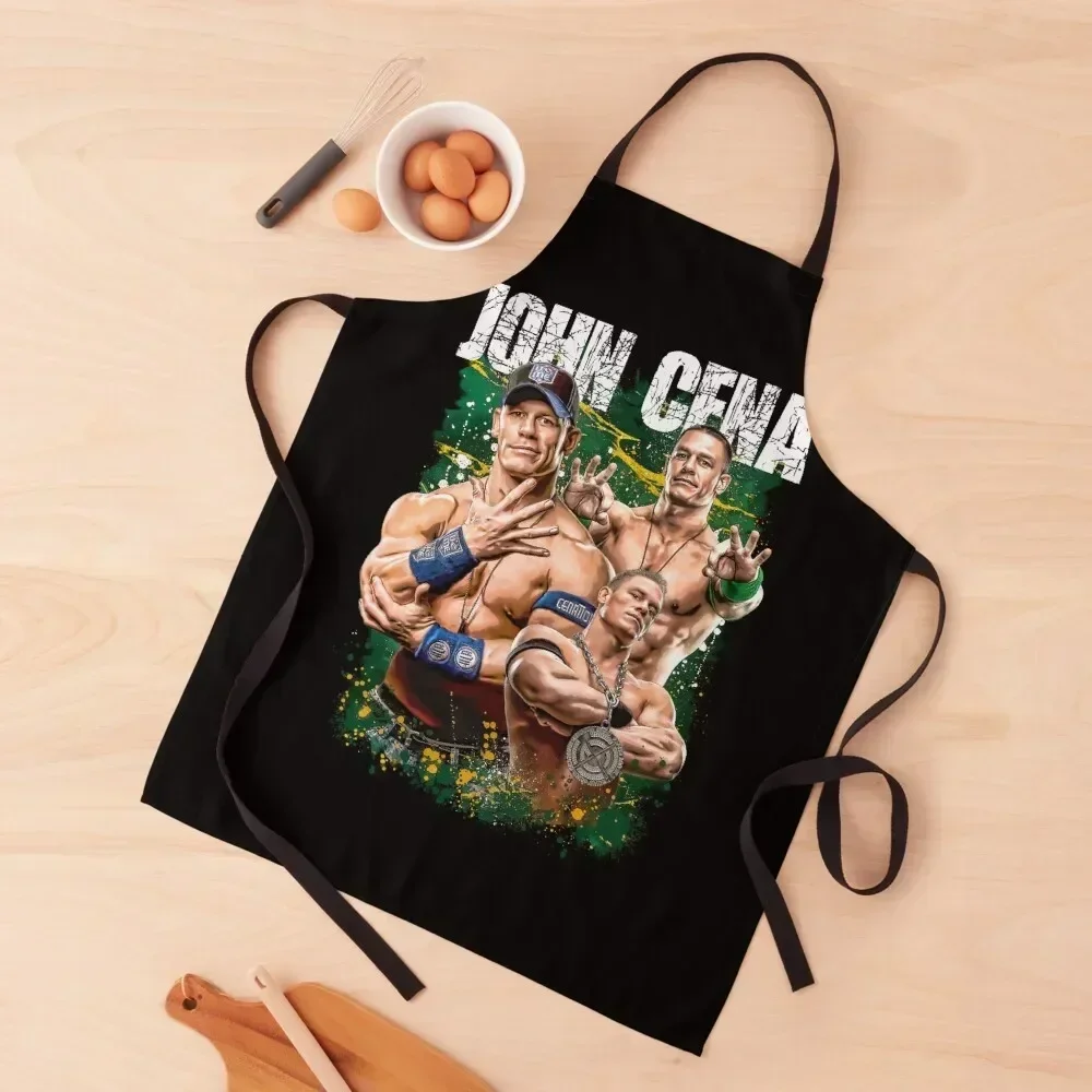 

John-Cena Apron Professional Barber Christmas gift Manicurists For Cooking Apron