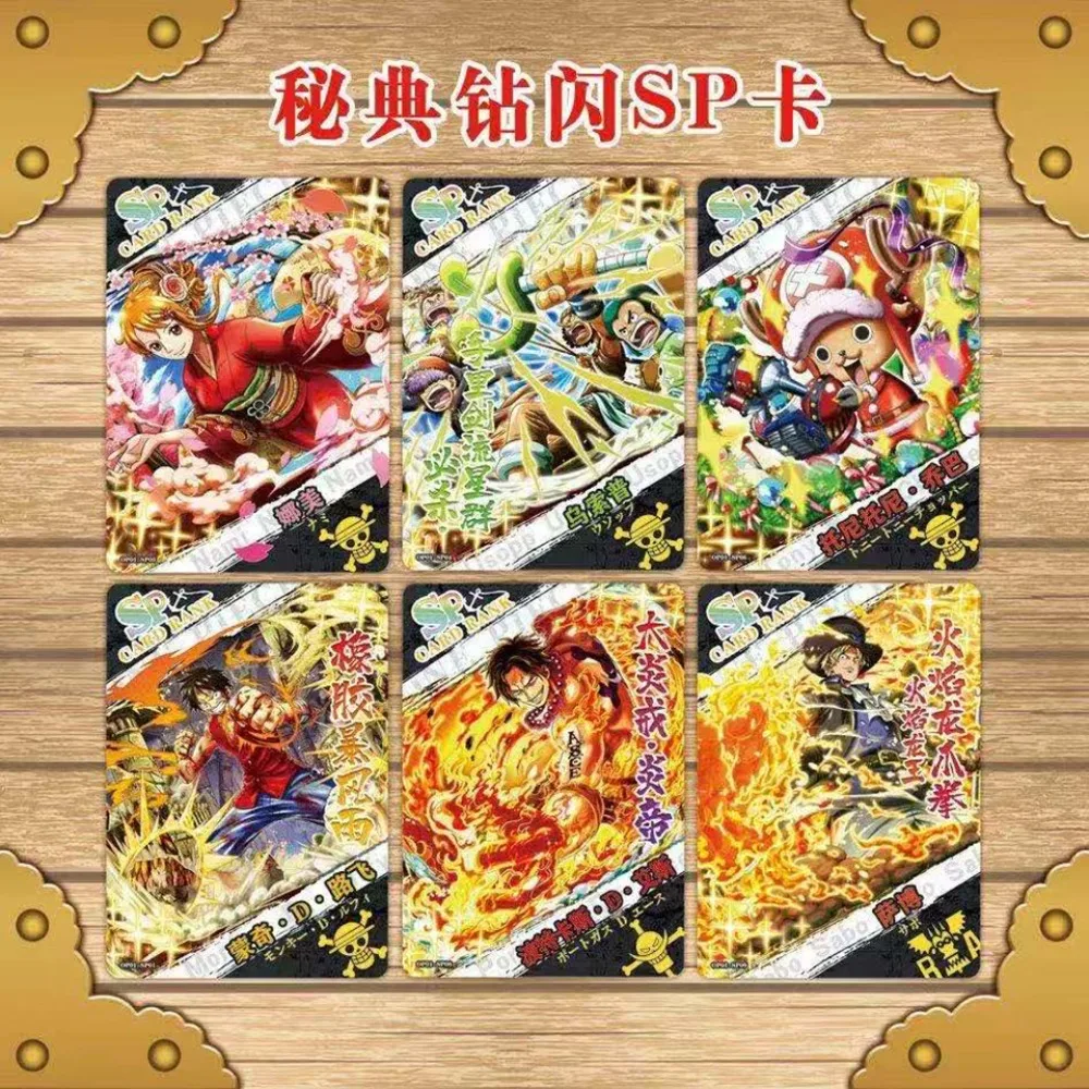 One Piece Collection Card Fantasy Adventure Anime Protagonist Luffy Roronoa Zoro HD Character Cards Surprise Gifts for Friends