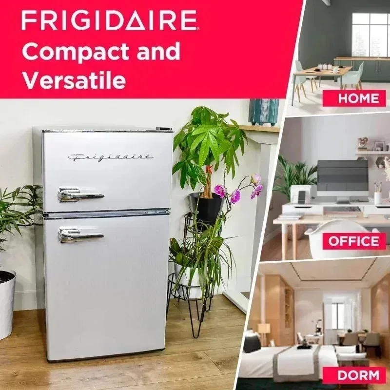 QZB9-Frigidaire EFR341,3.1 قدم مكعب ثلاجة وفريزر ببابين، سلسلة بلاتينية، ستانلس ستيل، مزدوج، $R #2