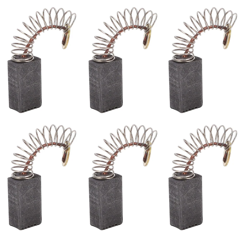 

6 Pcs Carbon Brush Kit Replacement Carbon Brush Set Replacement Part For Electric 5 X 8 X 12 Mm Electric Drills Tools Parts