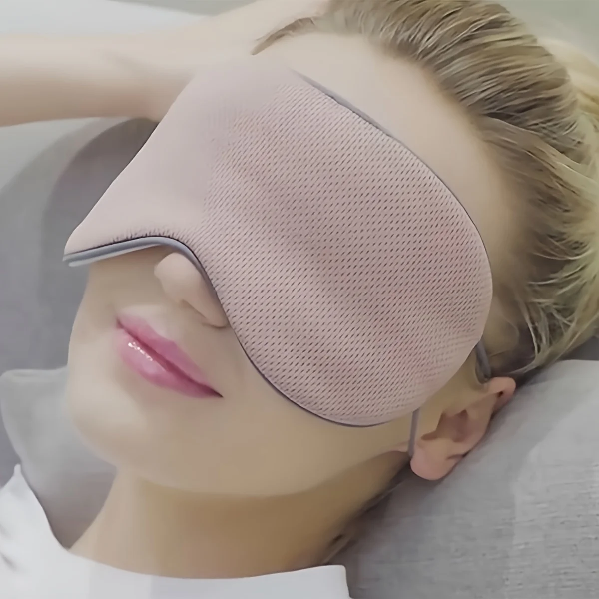 Special Sleep Eye Mask, Double-Sided Cotton Light-Blocking Sleep Eye Mask for Men and Women, Cold and Hot Compress Light-Blocking Eye Mask