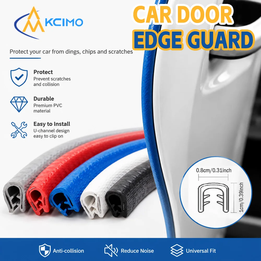 Car Door Protector Universal Car Door Edge Anti Scratch Guard Strip Auto Anti-Collision Accessories Protector Puertas Coche
