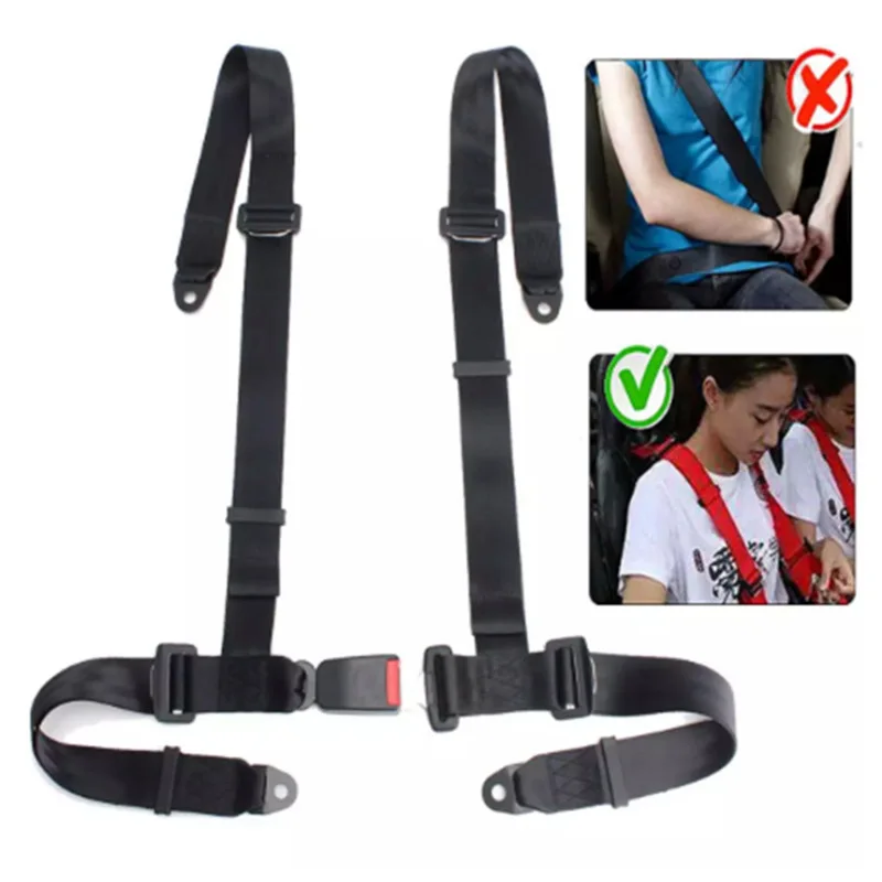 Direct sales karting racing seat belt quick release four-point seat belt simple seat belt