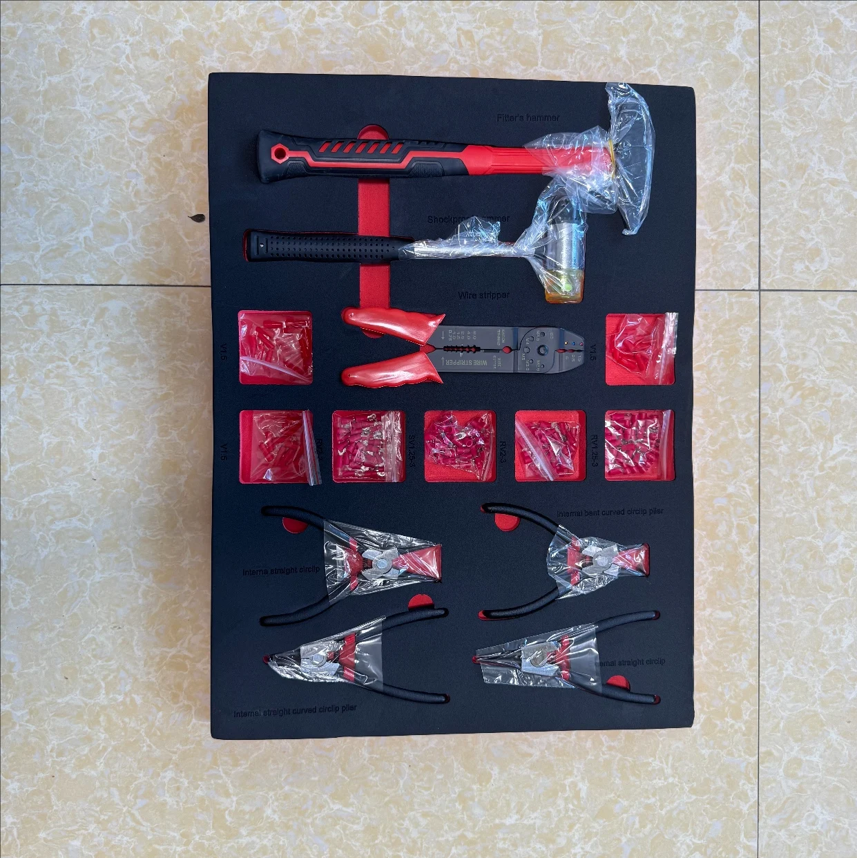 Hot Sale 7 Drawers Hand Operated Tool Trolley 420pcs  CRV Tool Set Workshop Auto Repair Tools OEM Support