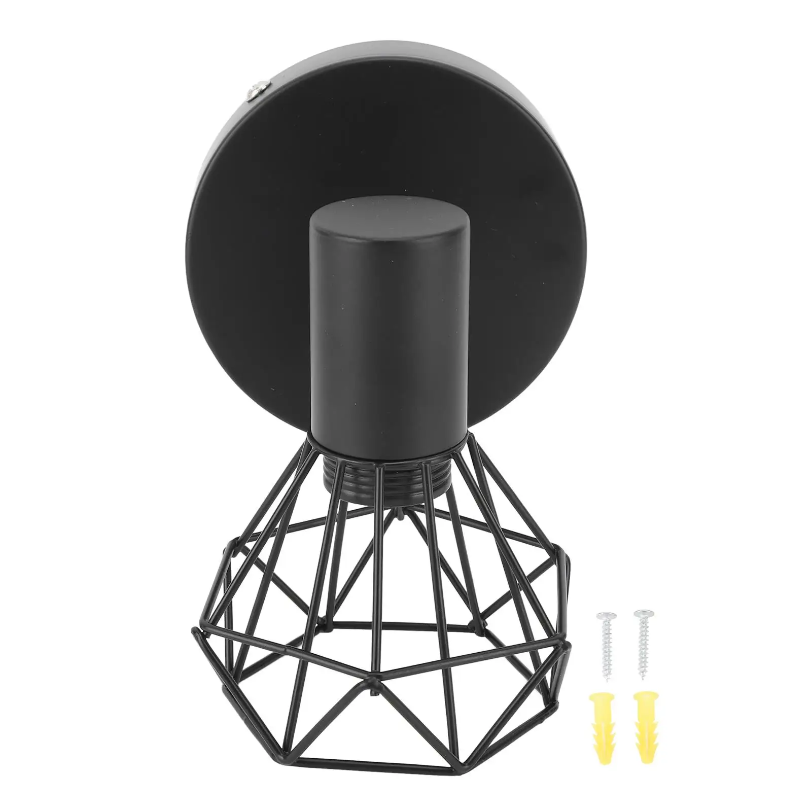

Lamp Holder Base Adjustable Lamp Holder Stable Base Industrial Black Style Durable Structure 10cm Chassis Diameter for bedroom