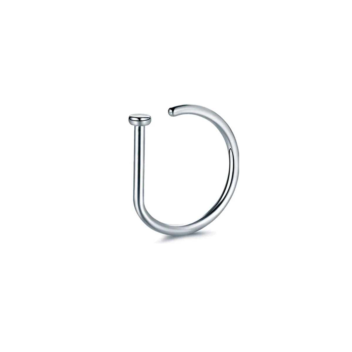 Anel de nariz falso argola labret anel para mulheres não piercing argola nariz anel septo argola tragus rook anel não piercing jóias