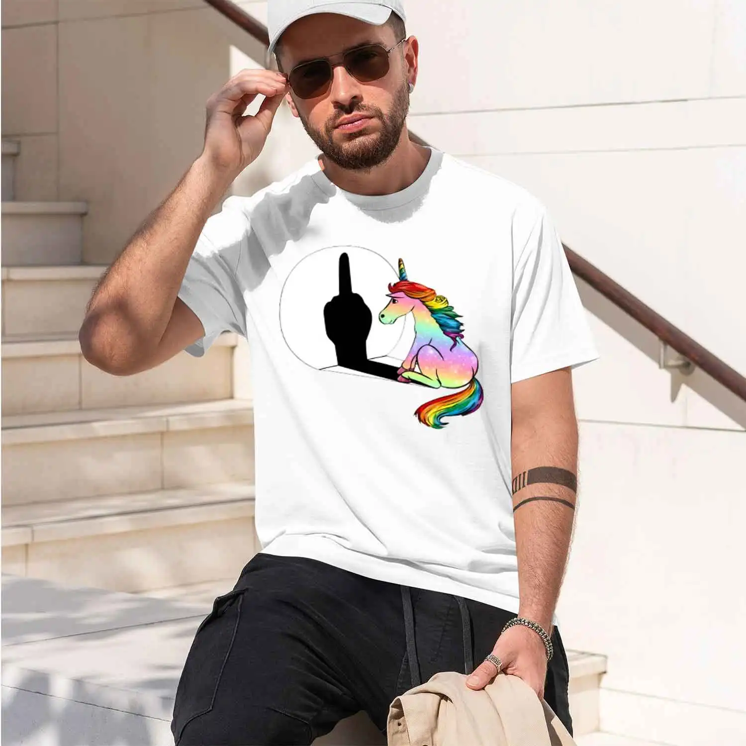 2026 New Model New Coon Middle Finger Print Hooded Fashion Women Men Sweatshirt Long Sleeve Casual Tops Harajuku Sweatshirt