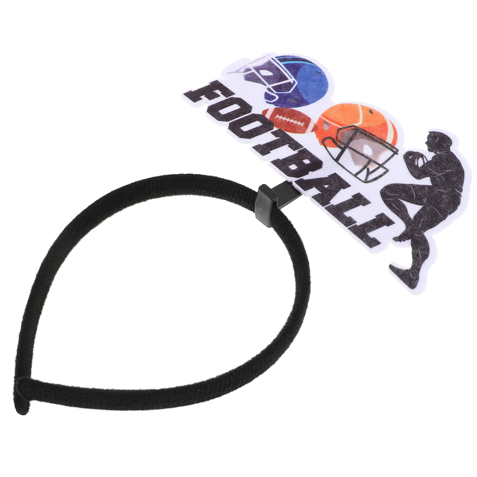 

Football Headb Decorative Hair Accessories Comfortable Party Game Day Theme Rugby Decorative Headb Headwear