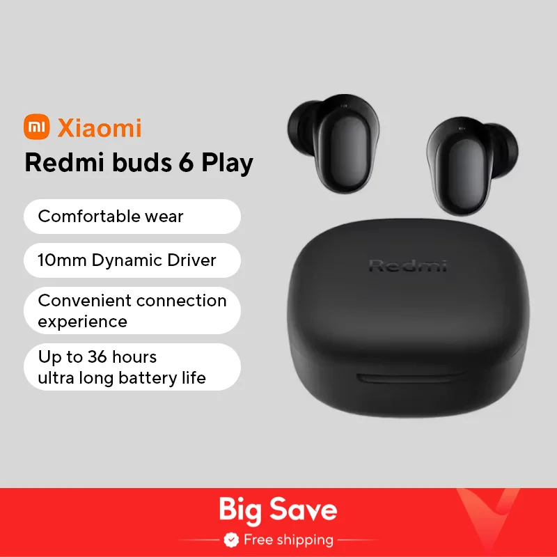 Глобальная версия Redmi Buds 6