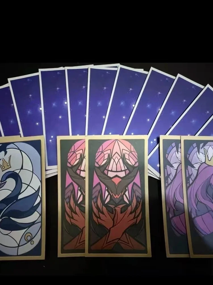 بطاقة التاروت الأسود أومي تأثيري ، الدعائم هونكاي ستار السكك الحديدية ، والاكسسوارات سلاح نموذج الاشياء ، علم التنجيم عيد الميلاد هالوين ، في المخزون #2