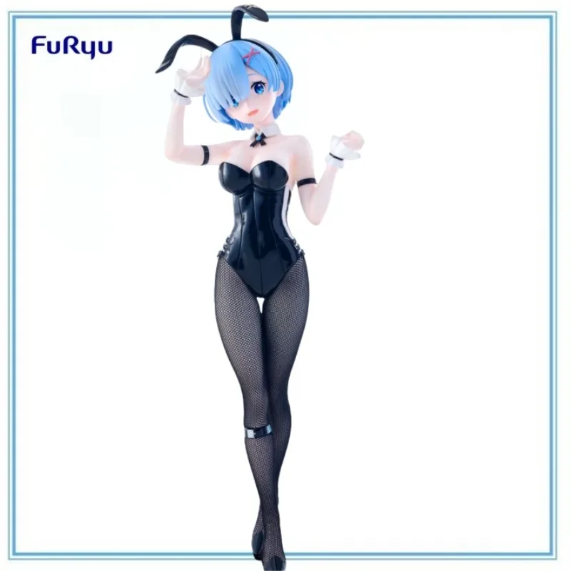 

BANDAI Authentic Re:Zero Kara Hajimeru Isekai Seikatsu-RemBiCute Bunnies-Bicolor FuRyu Anime Action Figures Model Collectio Toy