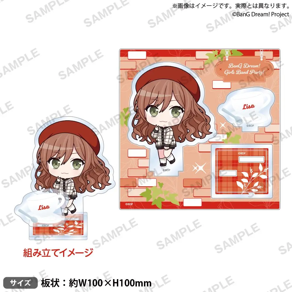 اليابان Bushiroad السلع الفتيات الفرقة حزب 2024 الشتاء Q نسخة الدائمة علامة