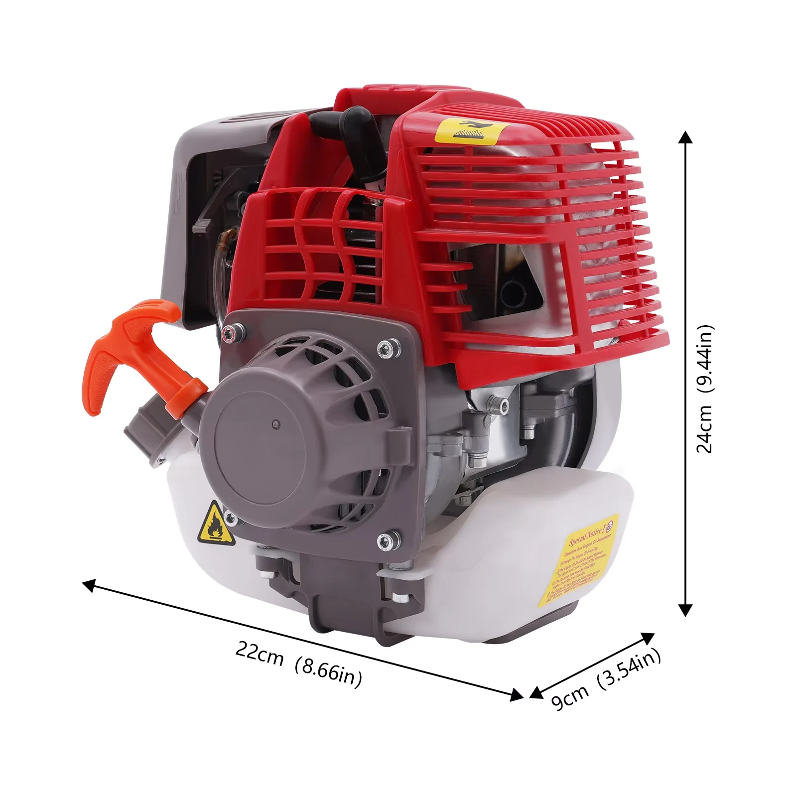 

31CC 4-Stroke Engine 6500RPM High Power Pull Start Motor for Lawn Mower & Water Pump, Pull Start Gasoline Engine