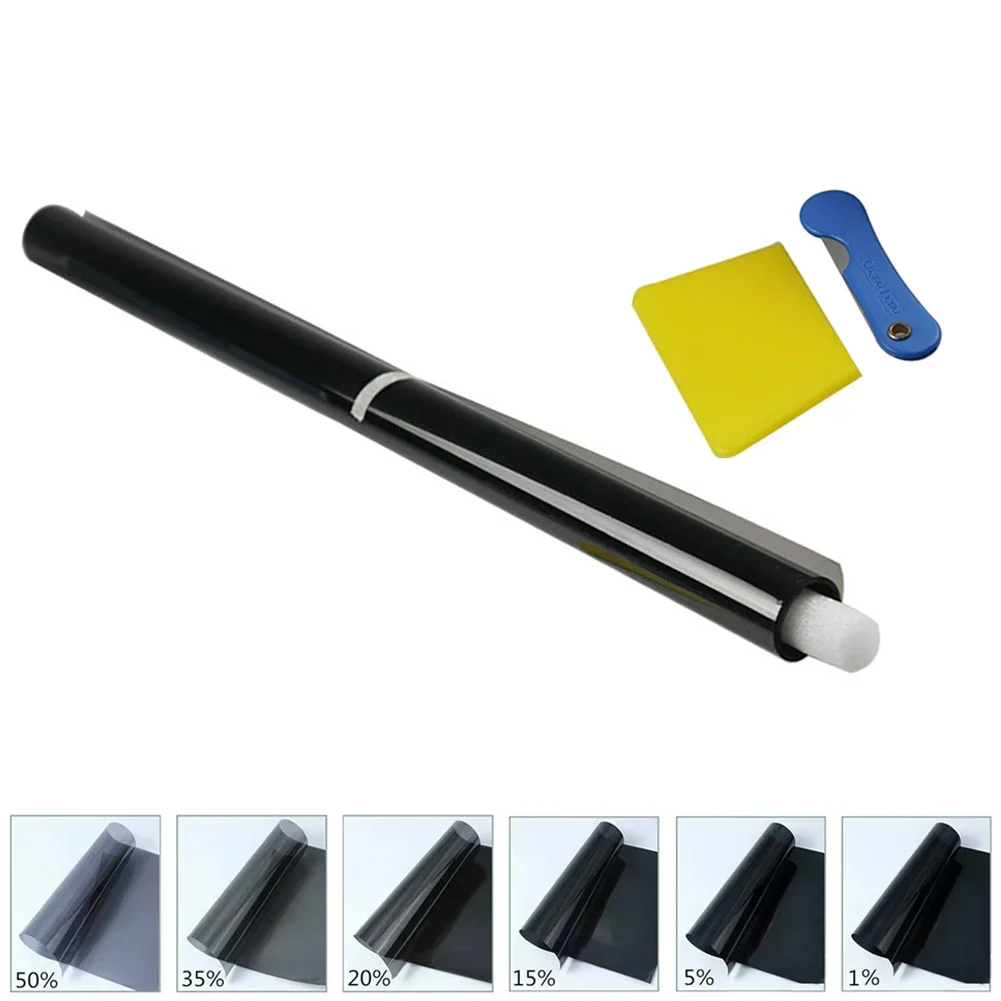 50cmx300cm Car Window Privacy Tint Film Auto Vinyl Anti Look Glass Sticker Foils Ceramic Summer Solar UV Protector Mirror Films