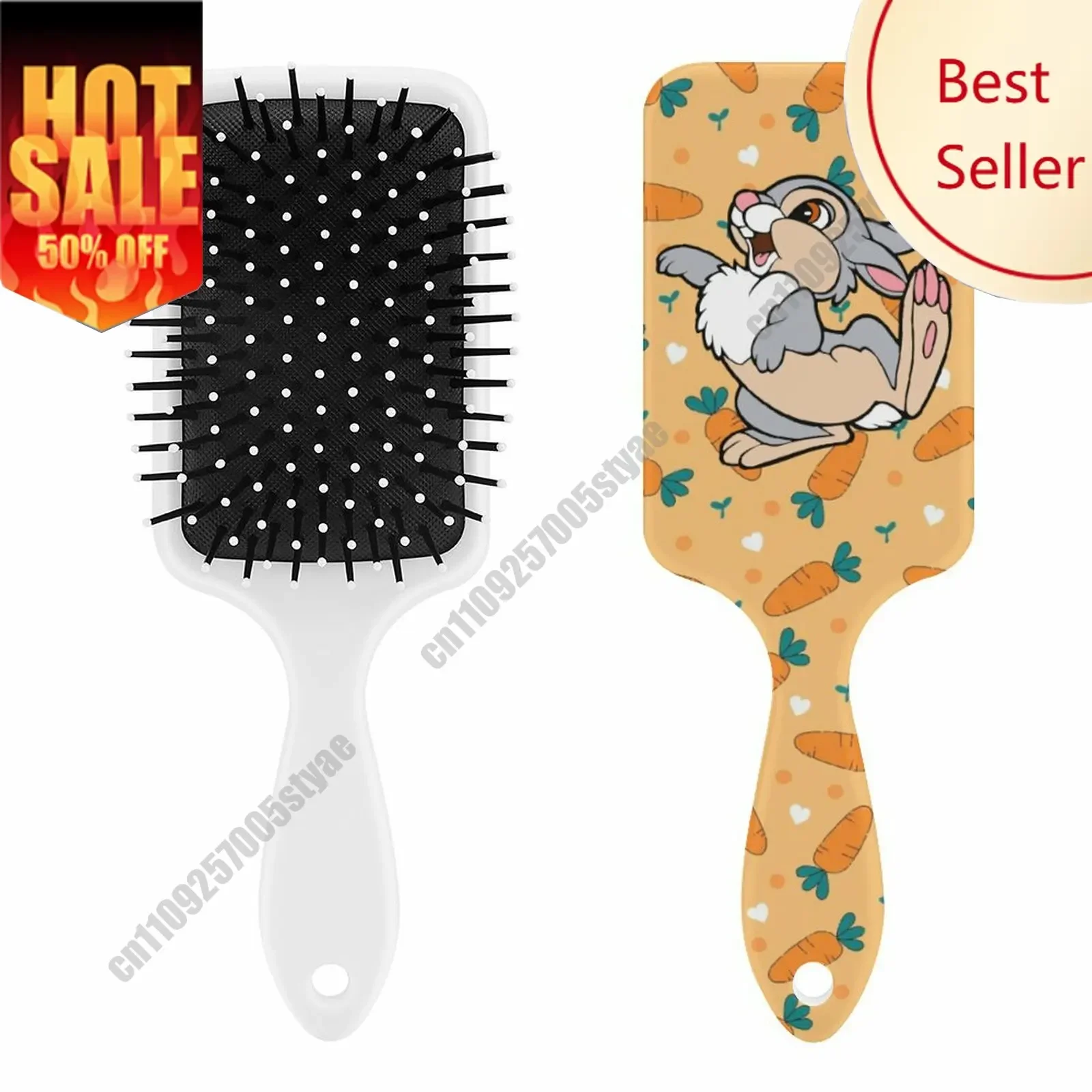 

Thumper Cushion Brush Disney Pattern Cute Hair Brush Anti-static Air Cushion Detangler Comb Travel Friendly Hair Styling Tool