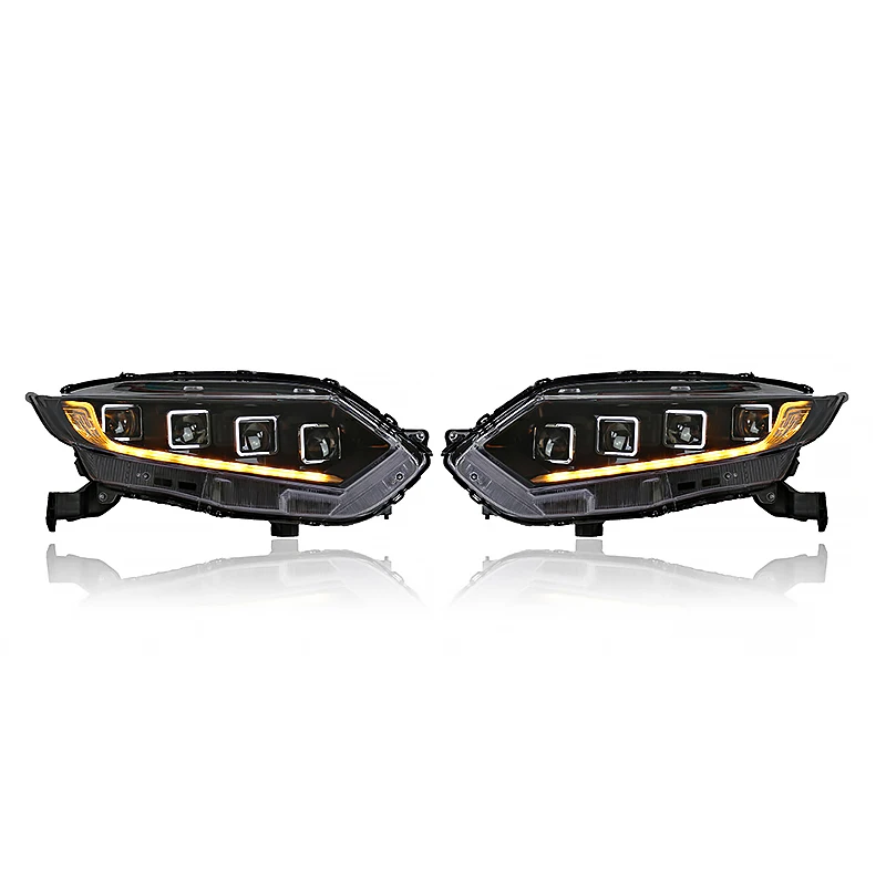 Rolfes 2x Head Lamp For Honda XR-V 2015-2020 Headlights DRL LED Turn Signal High Low Beam Light