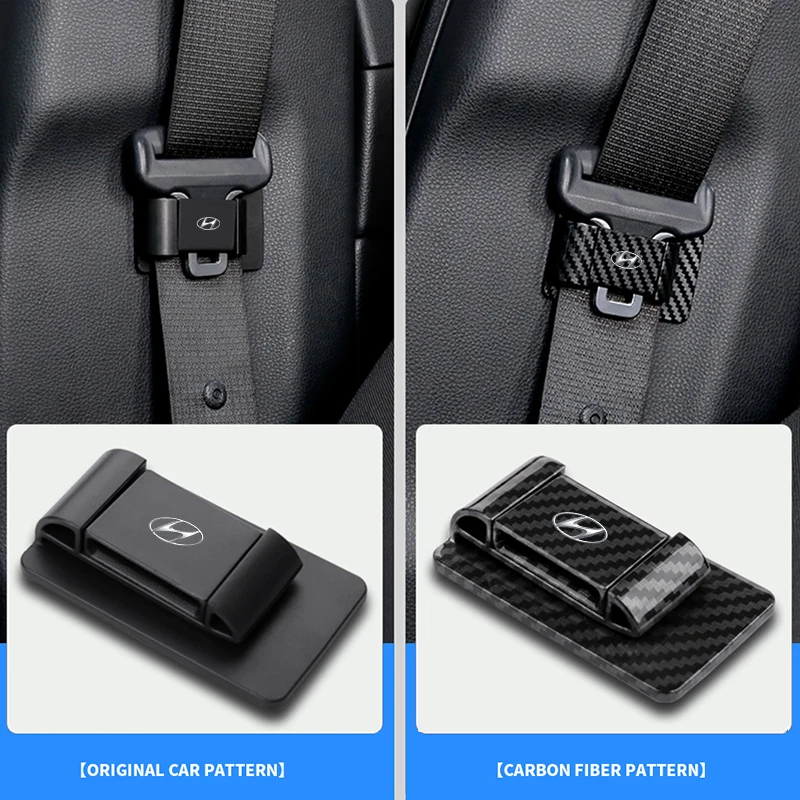 Car Safety Belt Fastener Stabilizer Interior Accessories For Hyundai Genesis N-LINE I10 I20 I30 I40 IX20 IX35 Kona Getz Veloster