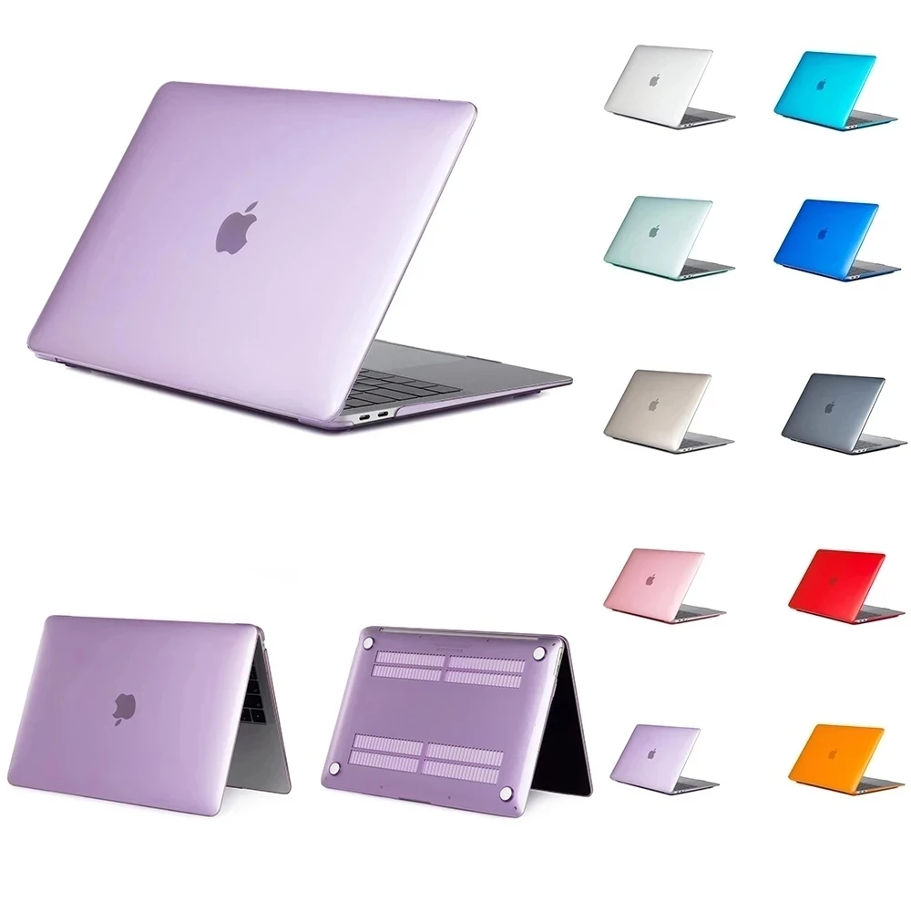 

Laptop Case for Macbook 15.4inch Pro A1398 Air A1370 A1465 for 13.3 Pro A1278 A1706 A1708 A1989 Crystal LaptopCover MacBook Case