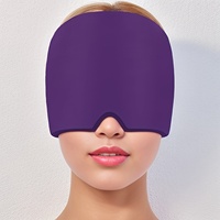Migraine Relief Cap Soothing Headache Ice Face Mask Hot & Cold Therapy for Migraine,Sinus,Puffy Eyes,Tension,Stress and Hangover
