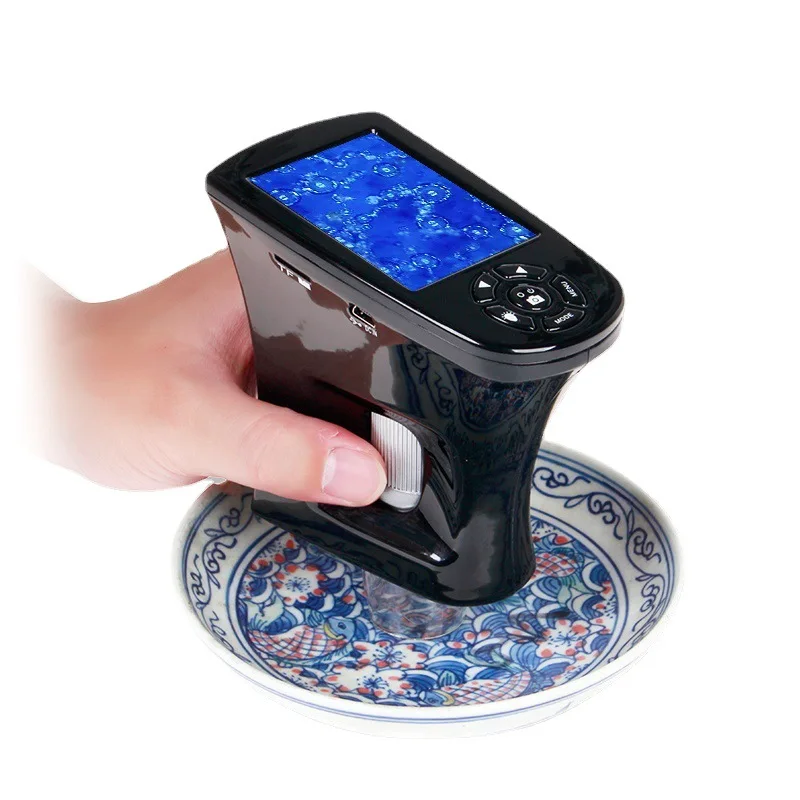 Digital Led Magnifying Glass - 500 Times with Light Magnifying Glass Portable Microscope Video Camera