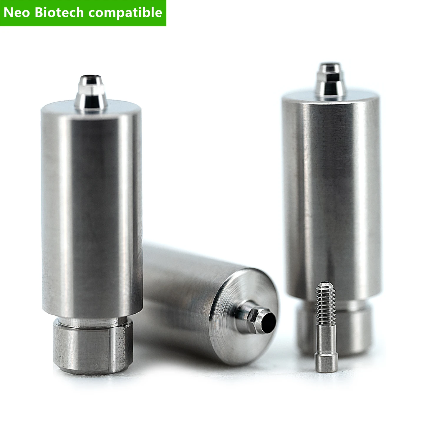 

For Neo Biotech Pre-milled Titanium Abutment Blank 10mm for Dental Lab Prosthesis Customized CAD CAM Parts Factory Direct Sales