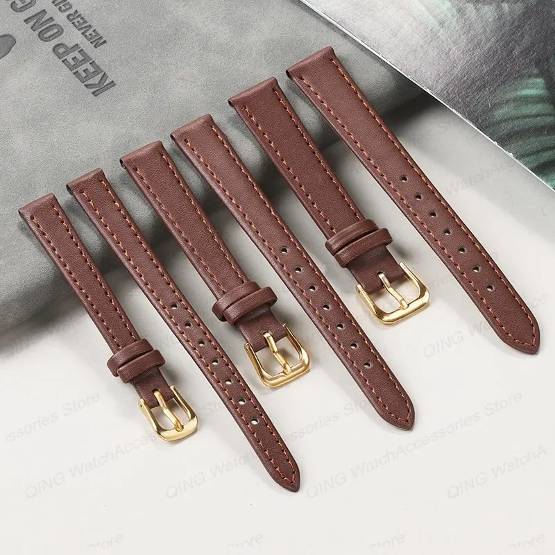 PU Leather Watch Band 8/10/12/14/16/18/20/22/24mm Soft PU Leather Straps for Men Women Universal Bracelets Wrist Bands for Rolex