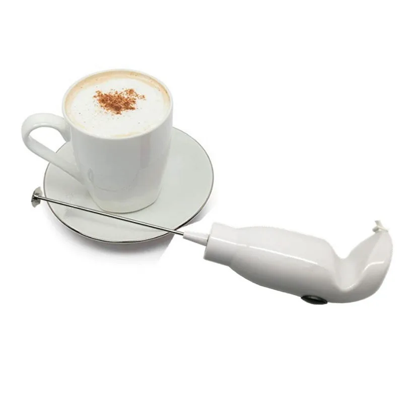Montalatte Elettrico Mini Frullino Per Le Uova Portatile Frullatore Mixer Per Alimenti Schiumatore Montalatte Per Caffè Domestico Frappè 220V Spina Ue