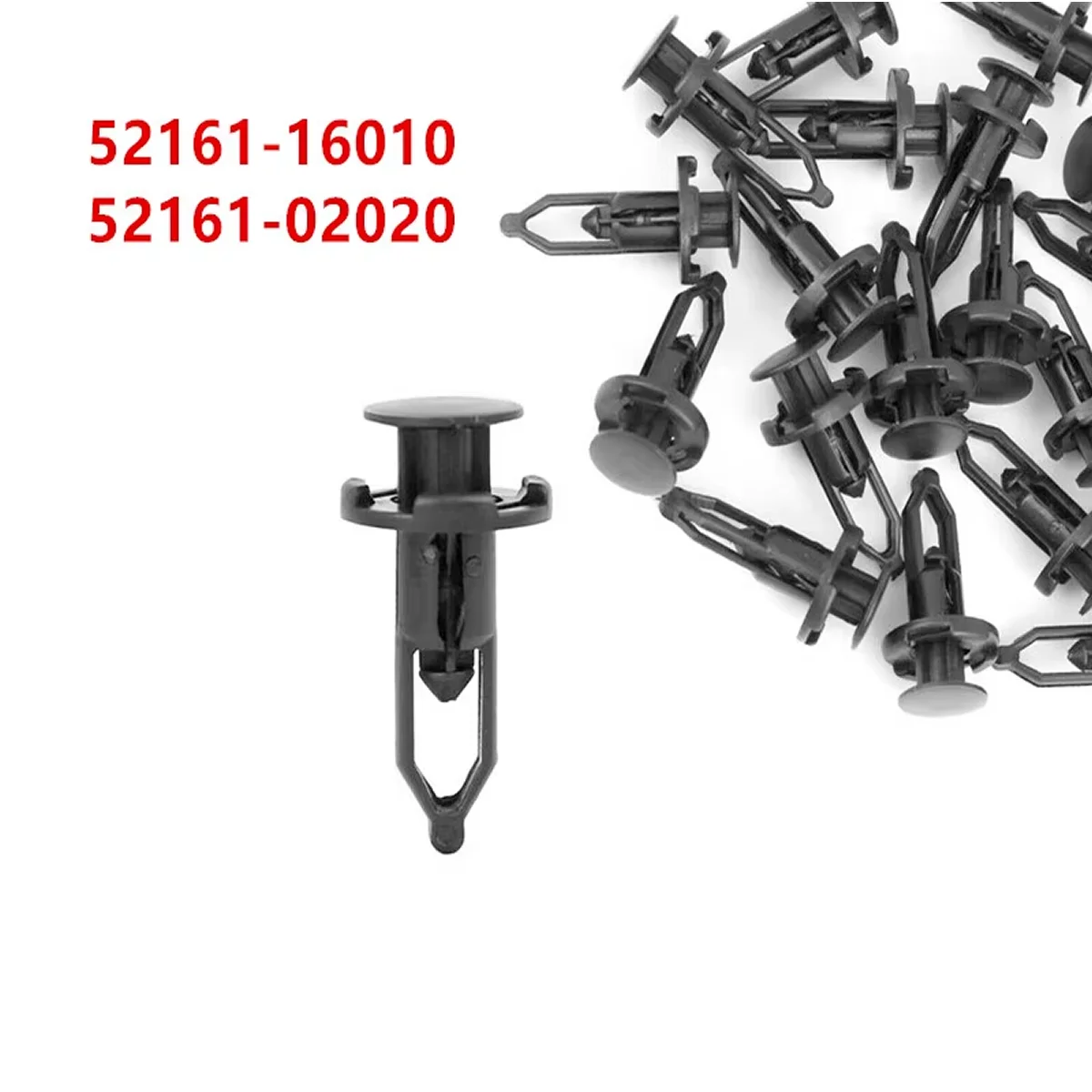 

50/100x фиксатор бампера, заклепка 9 мм для Toyota Lexus 52161-16010,52161-02020