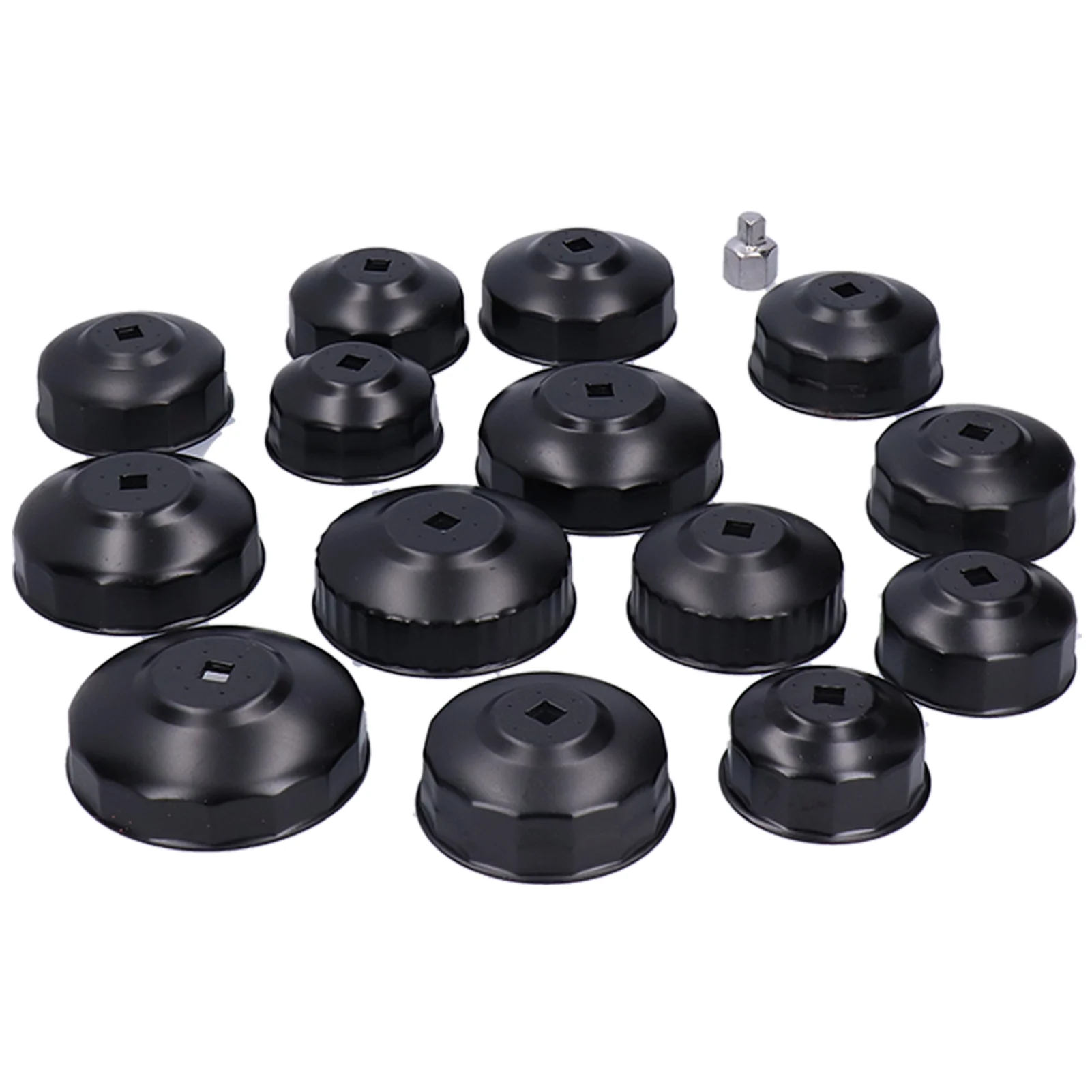 

15Pcs Oil Filter Cap Wrench Socket Set Cup Type Removal Tool Kit for Auto Maintenance Repair