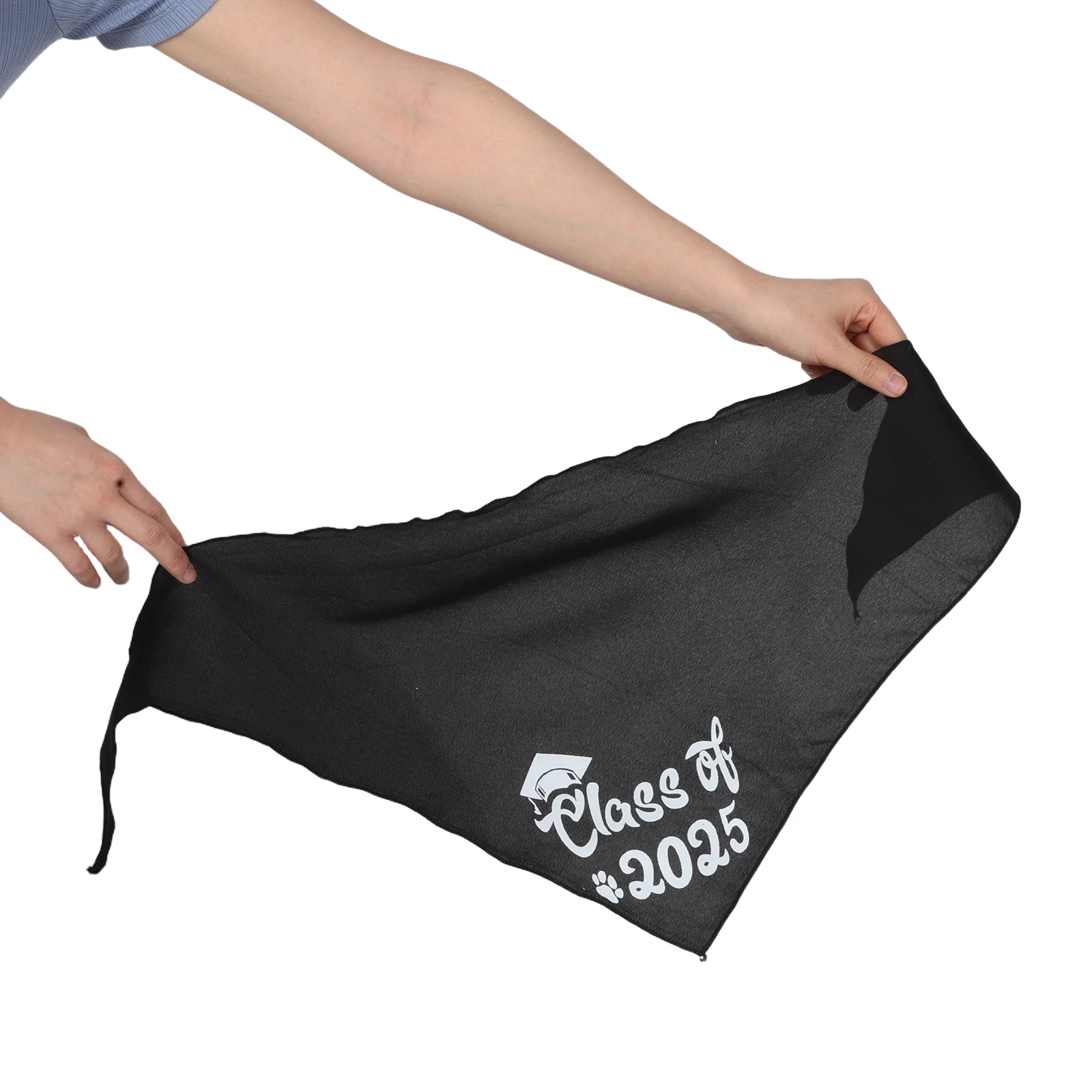 

2Pcs Pet Triangle Towel Graduation Bandana Dog Costume Bibs Party Cloth 2025 Scarf Pets Accessories Saliva Drool Absorption Soft